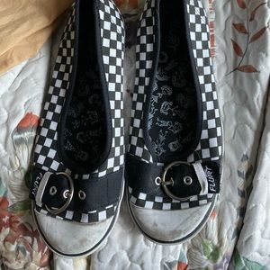 Gotta Flurt checkered flat shoes